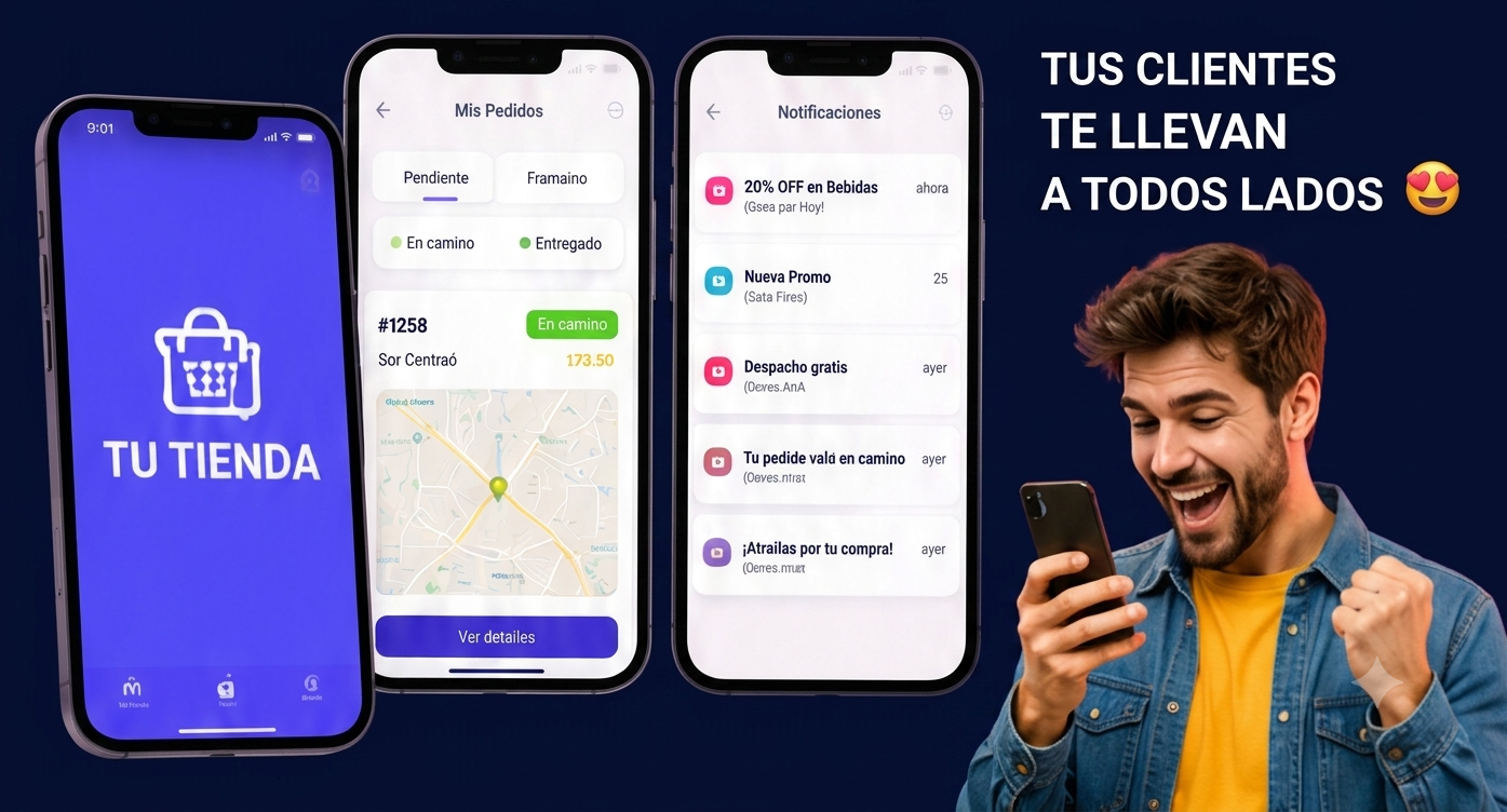 Tu Negocio en el Celular del Cliente